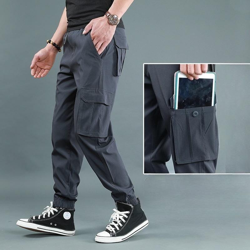 Men's Pants, Spring and Autumn Goods Pants, Men's Loose-fitting Pants, Outdoor Leisure Multi-pocket Quick-drying Pants