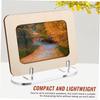 5/1Pc Transparent Display Stand Acrylic Badge Pins Storage Holder Multi-purpose Display Stand Desktop Medal Photo Card Display