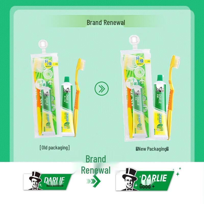 Darlie Double Mint Toothpaste & Soft Brush Set