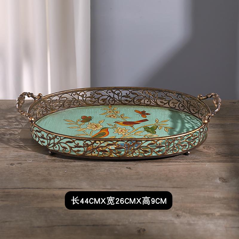 Vintage Serving Tray Creative Fruit Bowl Snack Dish for Coffee Table Living Room Dining Room Decor