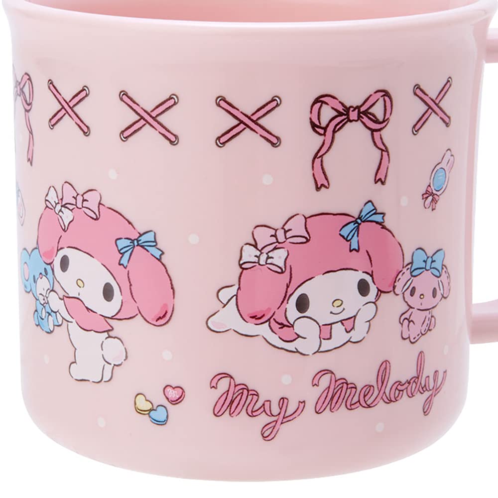 Sanrio Plastic Cup for Children 200ml Dishwasher and Dish Dryer Safe Made In Japan Name Sticker Included My Melody My Melody Character 880701