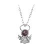 Cross Accessories Little Angel Necklace - 'I Love You' Projection in 100 Languages, Clavicle Chain, Valentine's Day, European & American Style.
