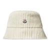 Moncler Logo Polyester Fisherman Hat Women Hats White J20933B0006589AOK