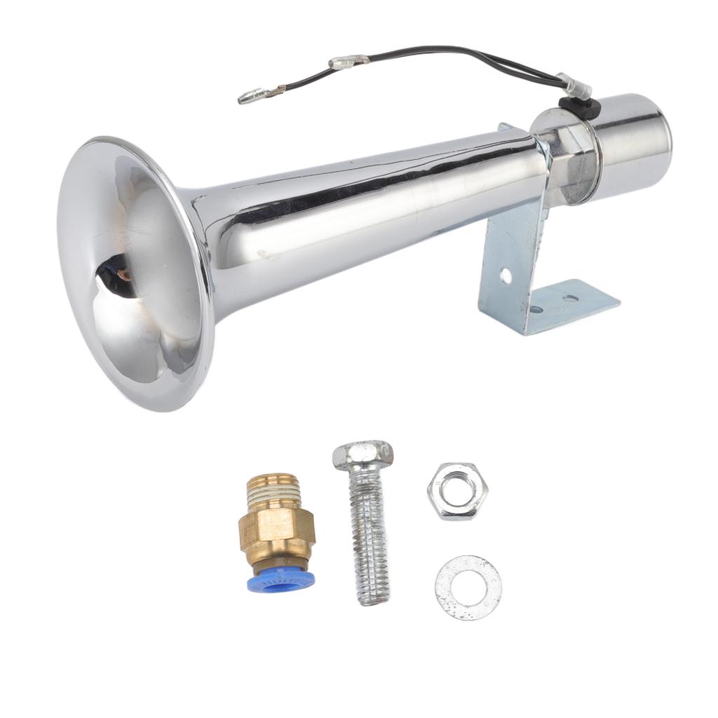 Uniwersalny samochodowy klakson pneumatyczny Super Głośny 180DB Pojedyncza Trąbka Klakson Pneumatyczny do Samochodów Ciężarowych Pociągów Łodzi DC