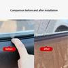 Car Side Window Seal Strip Rubber Auto Window Gap Filler Protector Strips Noise Insulation 7-Shaped Seal Sticker Strip