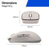 HP 400 Silent Wireless Mouse  Bluetooth 2.4GHz USB Dongle Connection, 6000 DPI High-Precision Sensor, Silicone Material, 24-Month Energy-Saving