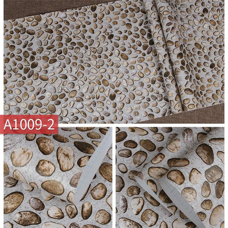 Simple 3D Stripes Self-Adhesive Waterproof Wallpaper Wall Decor Desk & Furniture DIY Removable Stickers