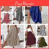 Patchwork Floral Print Aline Skirt European American Style For Autumn And Summer