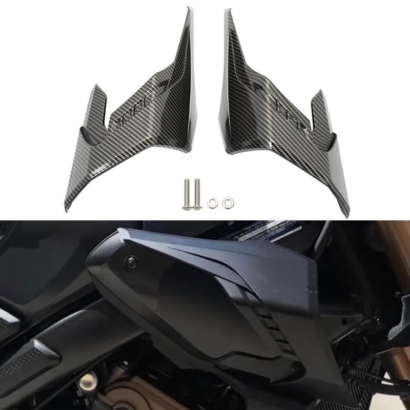For Honda CB650R Motorcycle Wing Protector CB650 R CB 650R 2018-2023 2022 2021 Carbon Black Fairing Winglets Fin Trim Cover