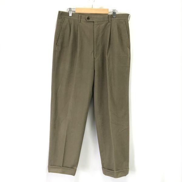 HONMA GOLF Golf Pants Slacks Men W88 Inseam 67 Brown Classic Trousers(USED)
