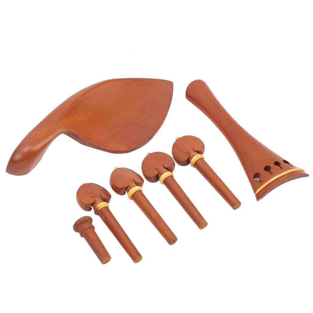 Geigenteile mit Kinnhalter Endstift Saitenhalter Holz Wirbel 44 Beschlagsatz Ersatz