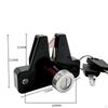 Electric Tricycle Seat Lock Motorcycle Trunk with Keys Sturdy Easy Installation Anti Theft