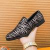 New Luxury Designer Men's Charm Patent Leather Slip On Shoes Male Formal Wedding Prom Dress Homecoming Sapatos Tenis Masculino