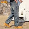 Jeep Men's Fall/Winter Relaxed Fit Straight Leg Denim Jeans