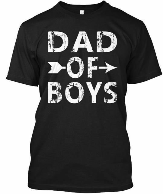 

Dad Of Boys T-Shirt Made in the USA Size S to 5XL 4XL