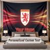 Custom Name Text Tapestry Middlesbrough FC Personalized Polyester Wall Tapestry For Bedroom And Room