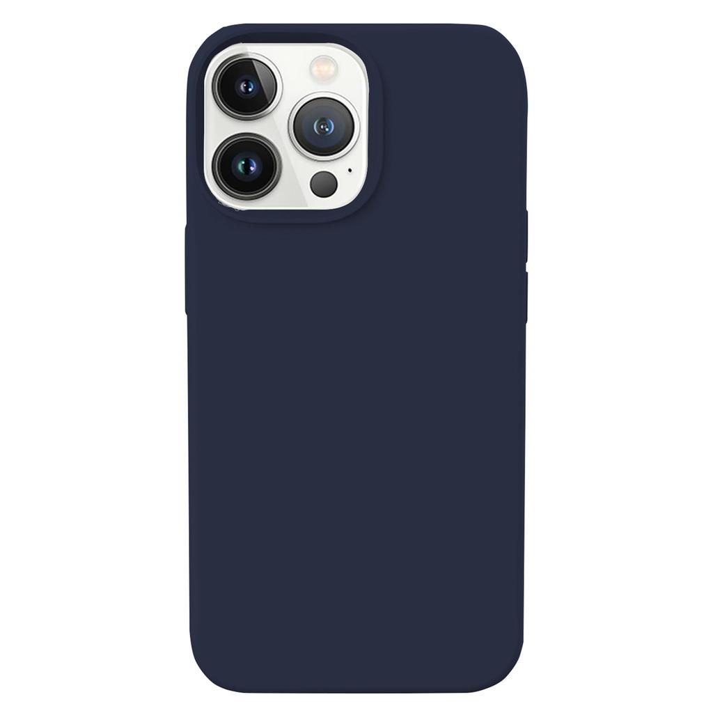 KALEBOL KLB-YTGJ001 For iPhone 12 Pro Case Solid Color Liquid Silicone+PC Phone Cover