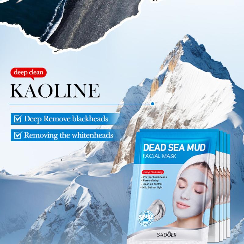 Dead Sea Mud Cleansing Mask SADOER Deep Cleansing Blackhead Removal Mask