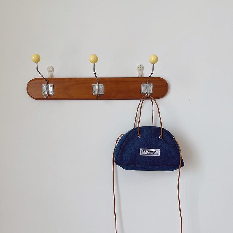 Stylish Korean Kids Mini Bag For Girls Vintage Canvas Tote Bag With Zipper Closure