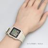 Casio World Time LF-30W-8A Digital Watch, Biomass Plastic Band, Ivory
