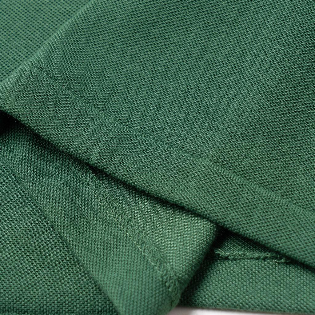 Polo Ralph Lauren SS23 Camisa Polo de Manga Corta de Color Sólido con Logo Bordado para Hombre tops Verde 710751221-003