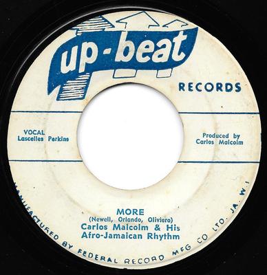 7-Zoll Schallplatte CARLOS MALCOLM  HIS AFROJAMAICAN   More  Elena NONE UpBeat Records 1964 Jamaika Reggae Ska  Dub Gebraucht