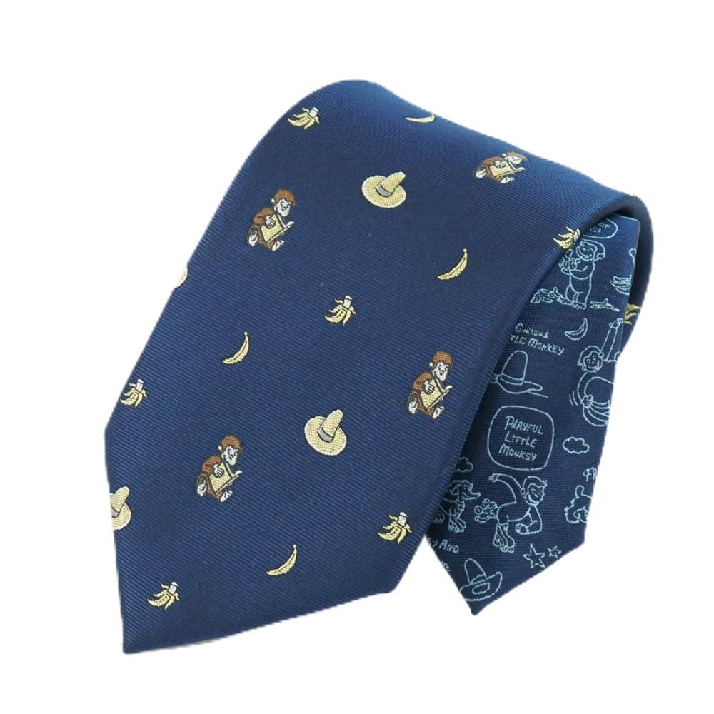 

Curious George Tie UND49160 Navy Blue Party Tie Character Gift