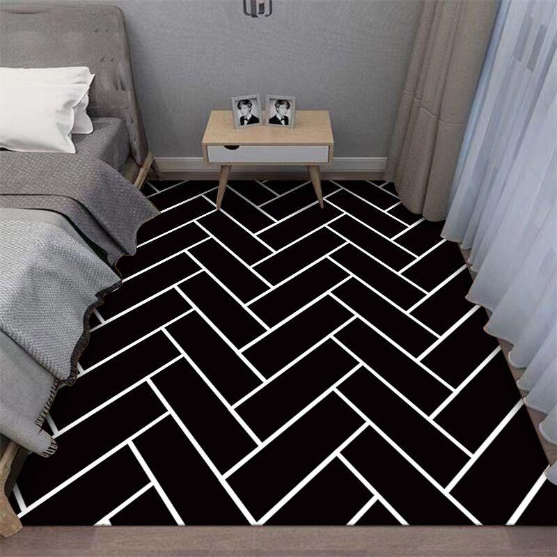 

Ковер Спальня Прикроватный ковер Домашний длинный ковер Спальня Ковер Постельный хвост Ковер Утолщенный 60 * 90cm