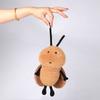 1PC Doll Cockroach Plush Doll Little Strong Doll Ugly Cute Plush Toy Funny Birthday Gift Caramel Brown Autumn Atmosphere Doll