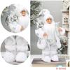 12 Inches Creative Santa Claus Decorations Standing Santa Claus Santa Claus Doll  Party Supplies
