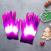 1 Pair LED Club Gloves Adjustable Flashing Modes Anti-slip Button Batteries Powered
