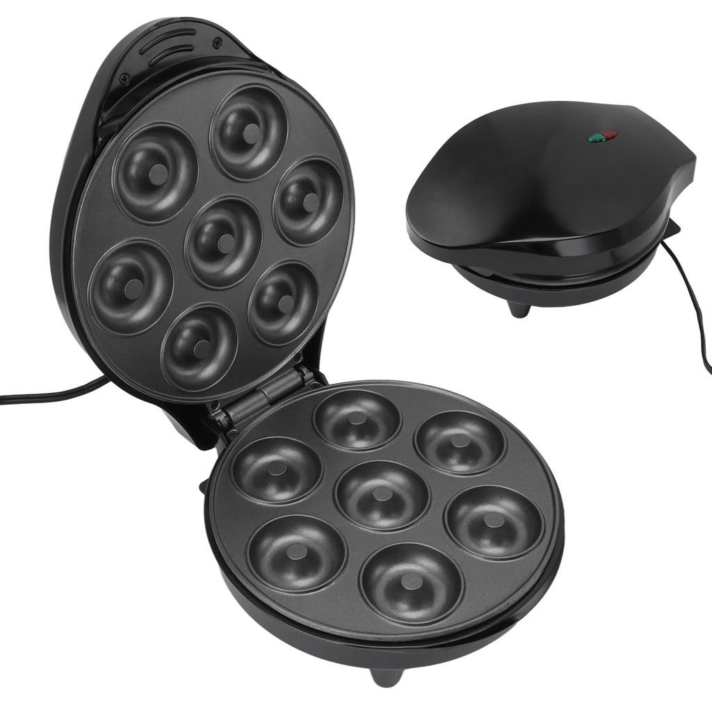 Stroj na výrobu koblih Vyrobí 7 koblih Vysoký výkon Mini stroj na koblihy na snídani Svačiny Dezerty