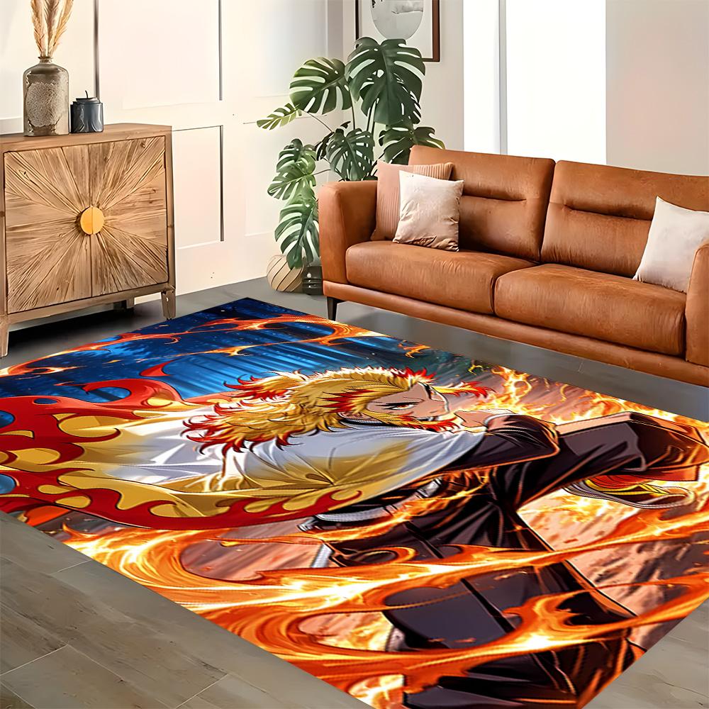 Demon Slayer rug for Living Room rug, Bedroom, Study Room, Hallway Decoration, Perfect for Home Decoration or Holiday Gifts