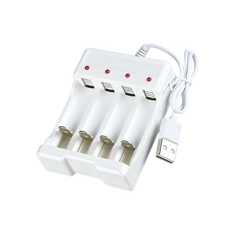 1PC AAA And AA Rechargeable Battery Station High-Speed USB 3/4 Slot Fast Rechargeable Battery Charger Short Circuit Protection