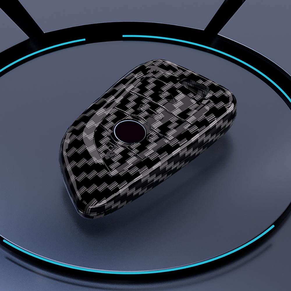 

New Abs Carbon Fiber Car Key Case Cover Protector Shell For Bmw G20 G30 X1 X3 X4 X5 45E G05 X6 F20 G21 F40 F80 35I 3 5 9 Access