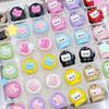 Macaron Pastel Bear Gloves Round Plate DIY Beaded Phone Chain Accessories