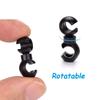 10Pcs Bike Cable Clips Bicycle Brake Cable Clips Rotating SHook Bike MTB Brake Gear Housing Fixing Holder Guide Buckle Clips