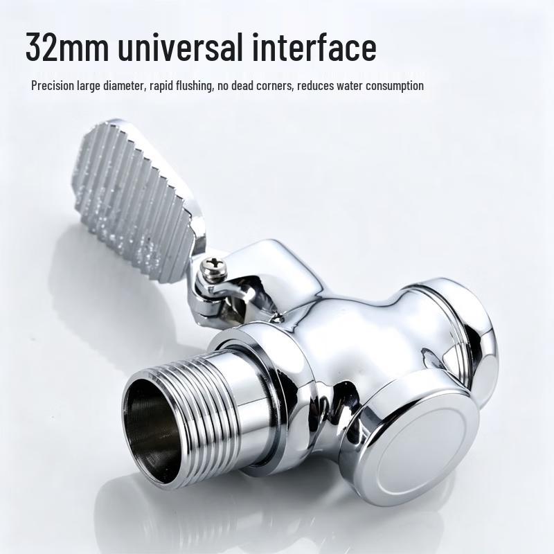 Chugong Foot-Operated Flush Valve for Squat Toilets