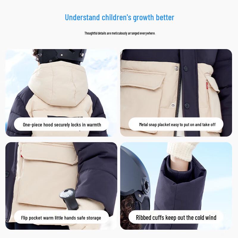LEVI'S Boys' Hooded Padded Jacket