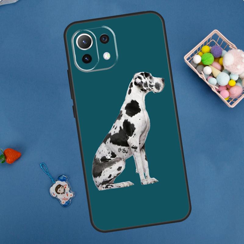 Great Dane Dog Watercolor Case For Xiaomi 13 14 15 Ultra 11T 12T 13T 14T Pro POCO X7 Pro X3 X5 X6 M6 F5 F6 Pro Cover