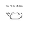 USERX Motorcycle disc brake pad Brakes Front Rear Disc Brake Pads For FA174 HONDA KAWASAKI SUZUKI YAMAHA CB CBR CBF CRF 600 1000