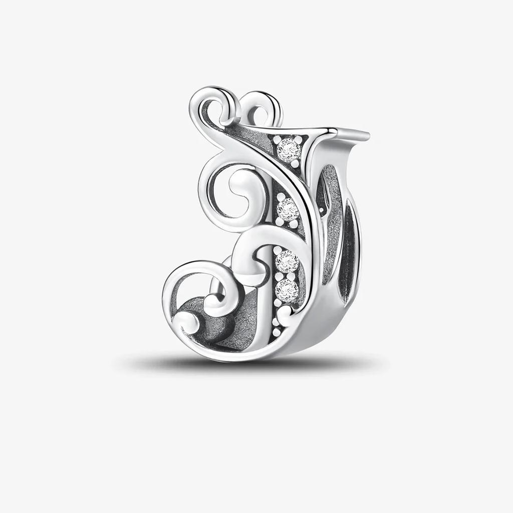 Kupfer Englische Buchstaben Anhänger Perlen Passen Original Pan DIY Armbänder Machen Geschenk Von Hoher Qualität Feiner Schmuck