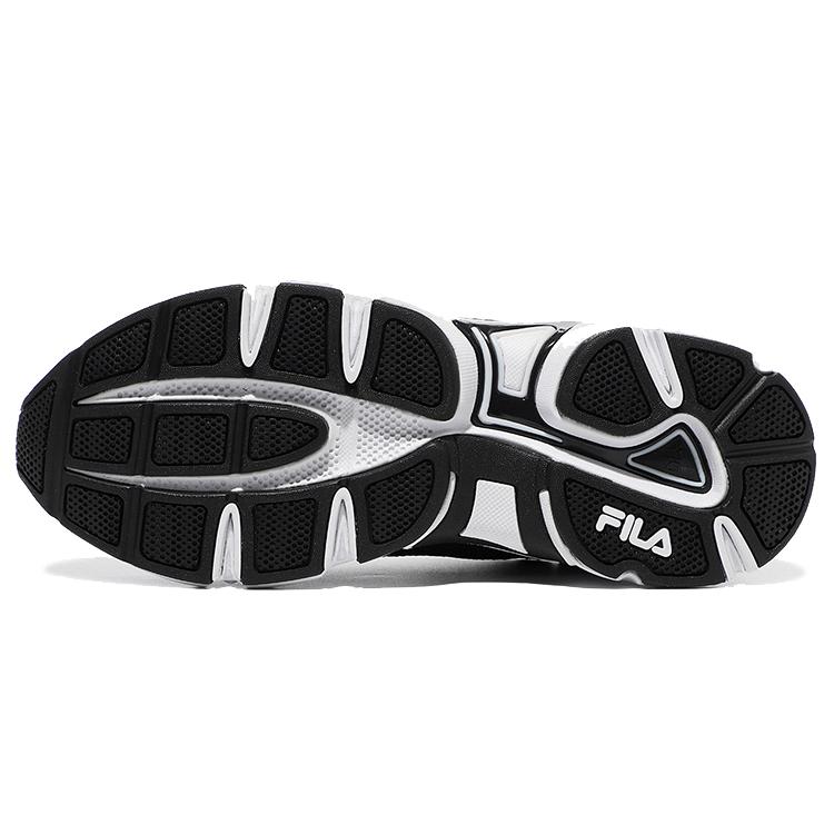FILA Textile, Mesh Low top Running Shoes Unisex Black Korean Style 1RM01141D_021