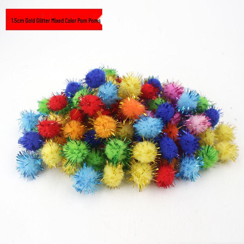 Artykuły ze strefy artystycznej: Kolorowe puszyste pompony do projektów klasowych dla uczniów od najmłodszych do najstarszych