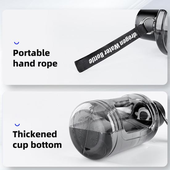1500ML Hydrogen Water Bottle SPE PEM Technology Rich Hydrogen Water Generator Portable Rechargeable Hydrogen Water Ionizer Machine