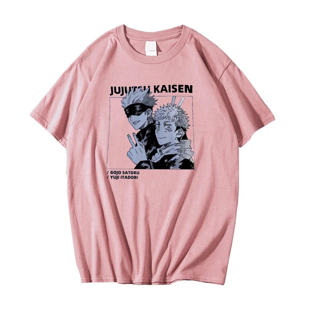 Harajuku Unisex's Tshirt Jujutsu Kaisen Printed Unisex Short Sleeve T Shirt Cool Cartoon Anime Casual T-shirt Unisex Streetwear Tops