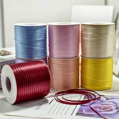 3mm Doppelseitiges Polyesterband für handgefertigte Haaraccessoires, Kopfschmuckdekoration und verschlüsselte Lesezeichen