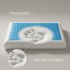 Cool Gel Memory Foam Cervical Neck Pillow