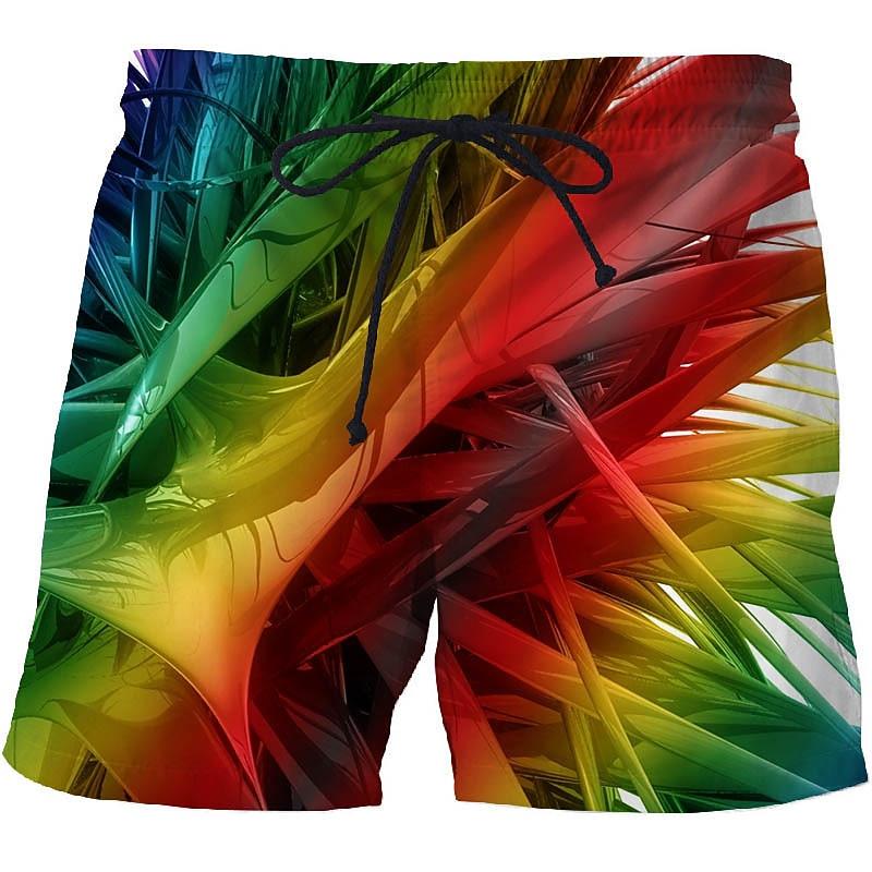 

Men s Graphic Optical Illusion Abstract Swim Trunks Swim Shorts Board Shorts Mid Waist Fashion Hawaiian Boho Casual 4XL