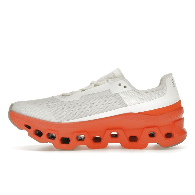 On Running Cloudmonster White Flame (Womens) Women Sneakers 61.97724